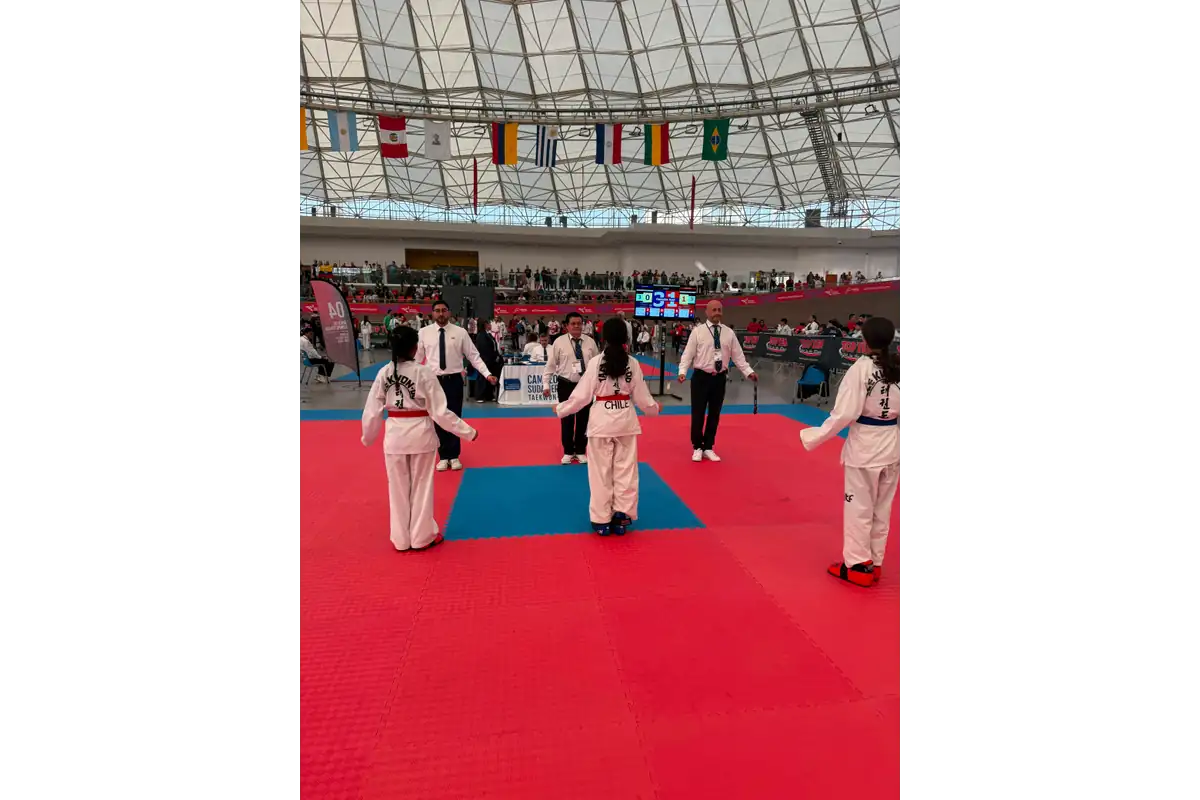 Selección chilena en el tatami durante el Sudamericano ITF Lima 2026