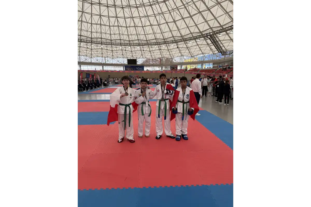 Combate de David frente a un rival en el Sudamericano ITF Lima 2026